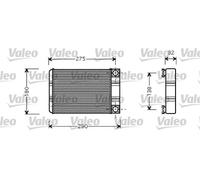 Radiateur de chauffage 812321 VALEO pour MERCEDES-BENZ CLASSE G CLASSE C T-Model