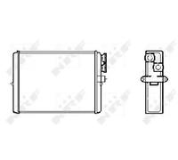 Radiateur de chauffage ailettes jointes mécaniquement 53559 NRF pour VOLVO S80 I