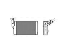 Radiateur de chauffage ailettes jointes mécaniquement VNA6060 pour VW SEAT AUDI