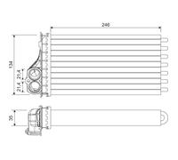 Valeo Radiateur de chauffage 811567 – à hautes performances – Compatible Citroën Xsara Picasso