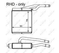 NRF 54226 Radiateur de chauffage