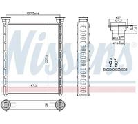 NISSENS 707214 Radiateur de chauffage