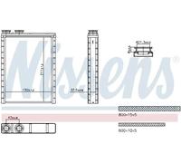 NISSENS 707286 Radiateur de chauffage