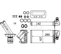 Radiateur de chauffage Grille de radiateur soudée AH 103 000S MAHLE pour RENAULT
