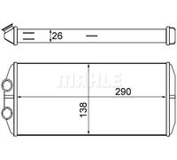 MAHLE AH 15 000S Radiateur de chauffage