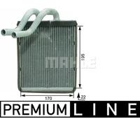 Radiateur de chauffage Grille de radiateur soudée AH 179 000P MAHLE pour KIA