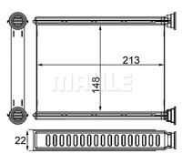 MAHLE AH 250 000S Radiateur de chauffage