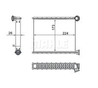 Système de chauffage MAHLE AH 269 000S