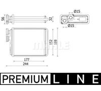 Mahle Original – Échangeur de chaleur chauffage habitacle AH 277 000P