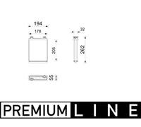 MAHLE AH 357 000P Radiateur de chauffage