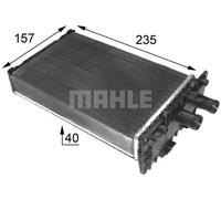 Mahle Original Échangeur de chaleur intérieur AH 48 000S BeHR