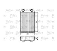 Valeo Radiateur de chauffage 811533 – Système de chauffage à hautes performances