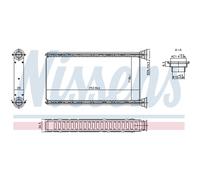 Radiateur de chauffage NISSENS NIS 707288
