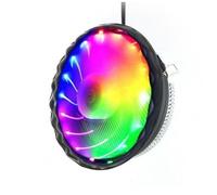 Radiateur de CPU à lumière RGB éblouissante universelle 775/AM4/115X, ventilateur de refroidissement muet coloré pour ordinateur PC