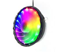 Radiateur de CPU à lumière RGB éblouissante universelle 775/AM4/115X, ventilateur de refroidissement muet coloré pour ordinateur PC