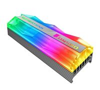 radiateur de disque dur SSD M.2, 5V, 3 broches, éclairage ARGB, dissipateur thermique