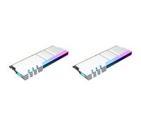 Radiateur de mémoire synchrone ARGB DDR4 DDR5 5 V pour ordinateur PC Armor Argent Blanc