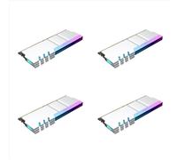 Radiateur de mémoire synchrone ARGB DDR4 DDR5 5 V pour ordinateur PC Armor Argent Blanc