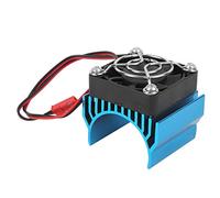 Radiateur de moteur RC, dissipateur de chaleur de moteur RC de 36mm de diamètre avec ventilateur de refroidissement pour moteur 1/10 RC voiture 540/3650/3660/3670(Bleu)