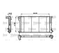 Radiateur de moteur - VALEO - 732577 - RAD MOT PSA Berlingo Xsara 306