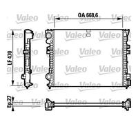 Valeo Radiateur refroidissement moteur 732692 - Compatible Citroën Evasion, Jumpy I, Fiat Scudo
