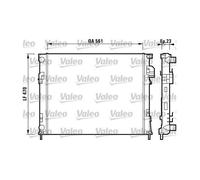 Radiateur de moteur - VALEO - 732853 - RAD MOT RENAULT Trafic II / OPEL Vivaro