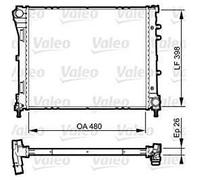 Radiateur de moteur - VALEO - 735273 - RAD MOT FIAT Panda, 500 / FORD Ka
