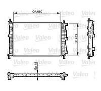 Valeo Radiateur de moteur 735555 – Refroidissement pour PSA C4 Picasso II, 308 II, 3008