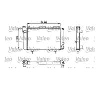 Radiateur de moteur - VALEO - 883463 - RAD MOT RENAULT R4