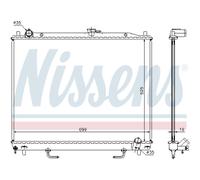 Radiateur De pour Refroidir Moteur Nissens Mitsubishi Pajero IV V80 V90 V8_W
