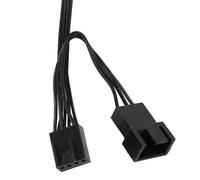 Radiateur de RAM ARGB avec ventilateur de refroidissement double PWM, dissipateur thermique pour modules de mémoire DDR, DDR2, DDR3, DDR4 et DDR5, éclairage RGB 5 V à 3 broches, (Noire)
