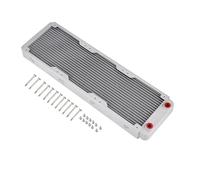Radiateur de Refroidissement à Eau PC, échangeur de Chaleur en Aluminium à 18 Tubes, dissipateur Thermique à Filetage G1/4, Refroidisseur d'ordinateur en Option de 240mm/360mm(360mm)
