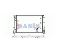 Radiateur De Refroidissement Pour Fiat 500/595/695 500C/595C/695C 312 1.4