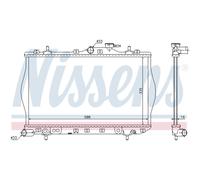 Radiateur De Refroidissement Pour Hyundai Accent I X-3 1.3 1.3i 12V 1.5i