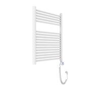 RADIATEUR DE SALLE DE BAIN ÉLECTRIQUE 60X77 BLANC AVEC THERMOSTAT
