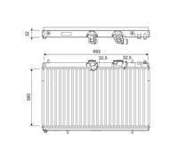 Valeo Radiateur, Refroidissement du Moteur 701214