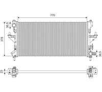 VALEO 701426 Radiateur du moteur