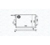 MAGNETI MARELLI 350213157800 Radiateur du moteur