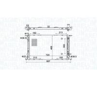 MAGNETI MARELLI 350213161800 Radiateur du moteur