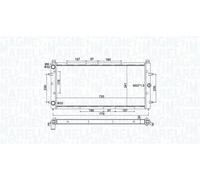 MAGNETI MARELLI 350213174600 Radiateur du moteur