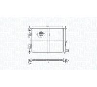 MAGNETI MARELLI 350213179500 Radiateur du moteur