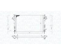 MAGNETI MARELLI 350213185800 Radiateur du moteur
