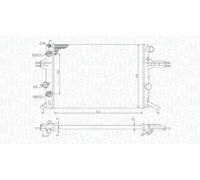 MAGNETI MARELLI 350213192800 Radiateur du moteur