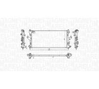 MAGNETI MARELLI 350213198200 Radiateur du moteur