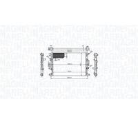 MAGNETI MARELLI 350213215800 Radiateur du moteur
