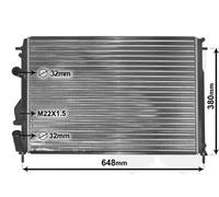 VAN WEZEL - Radiateur refroidissement moteur 43002241 - Réf. 43002241