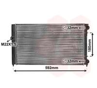 VAN WEZEL 58002099 Radiateur du moteur