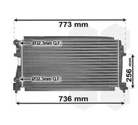 VAN WEZEL - Radiateur refroidissement moteur 58002340 - Réf. 58002340