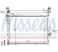 Radiateur d'eau ailettes jointes mécaniquement 60782 NISSENS pour BMW 3 3 Coupé