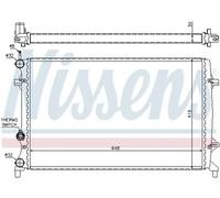 Radiateur d'eau ailettes jointes mécaniquement 65296 NISSENS pour VW JETTA IV